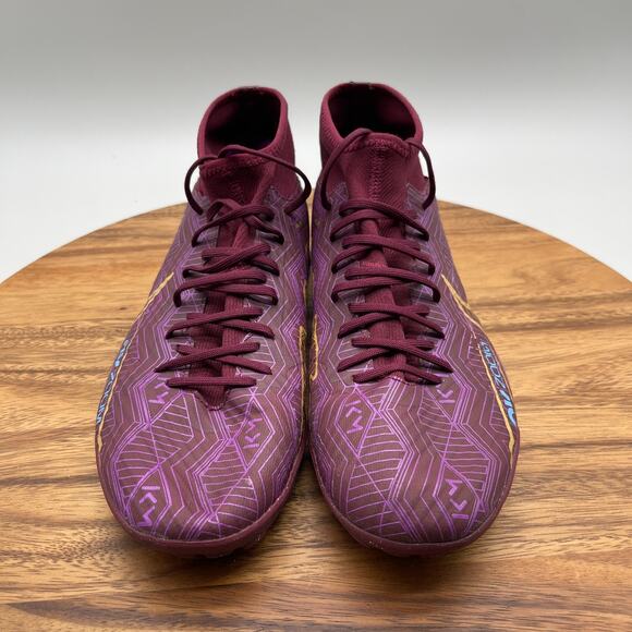 Nike Zoom Mercurial SuperFly 9 Shoes Mens Size 10 Red Soccer Cleats Athletic - Picture 2 of 8